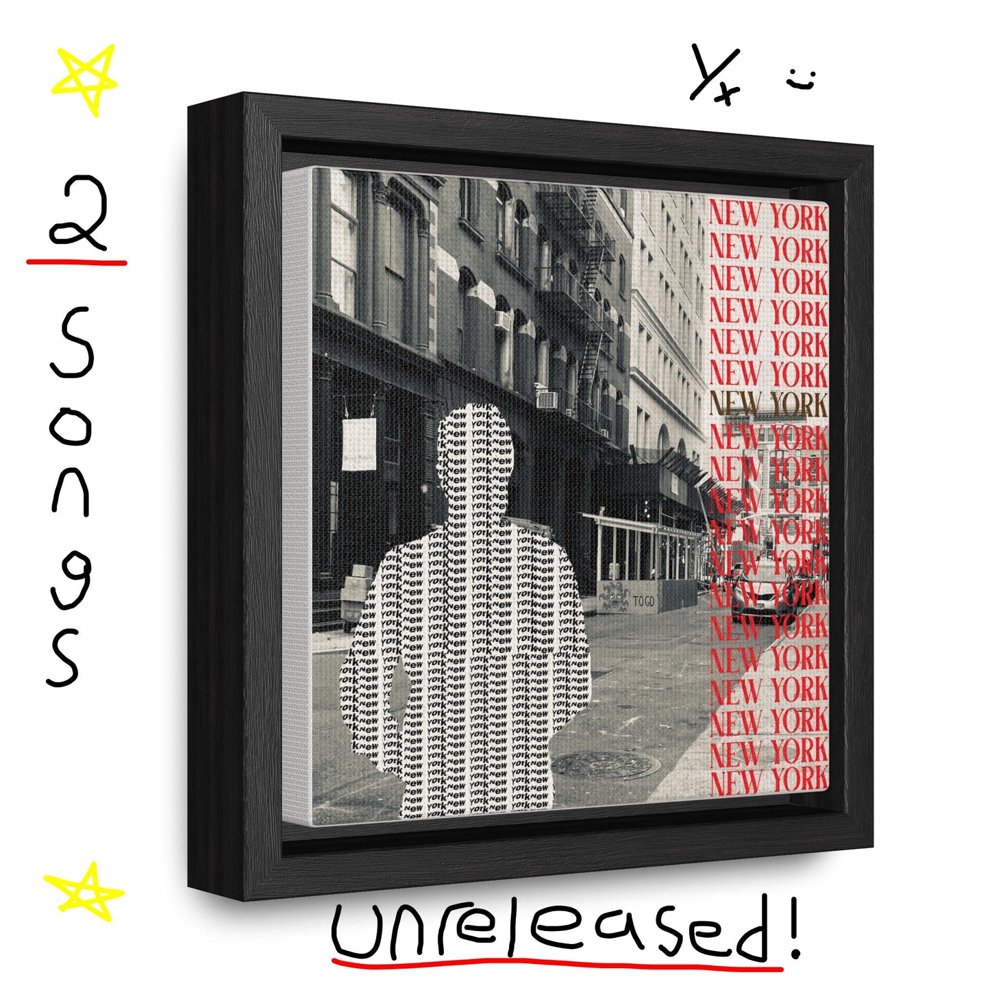 New York Print (Canvas) + 2 Unreleased Songs